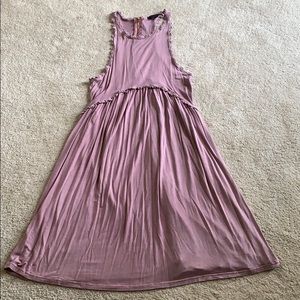 Mauve knit dress